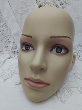 Vintage French Mannequin Female Head Shop Display