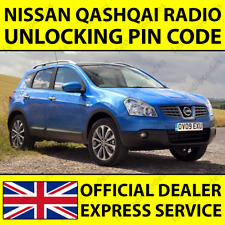 ✅NISSAN QASHQAI CAR RADIO NAVIGATION UNLOCKING PIN CODE DECODE FAST & RELIABLE✅