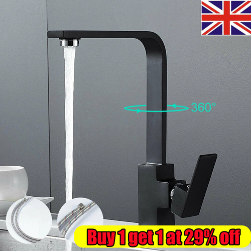 Modern black kitchen sink taps - modern,