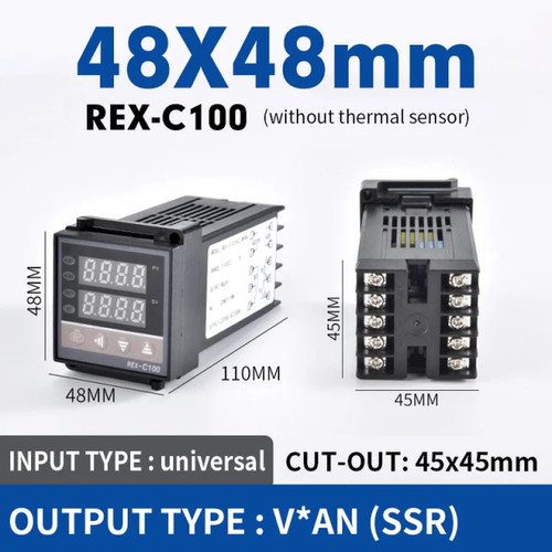 Rex c100 digital rkc - rex-c100, pid