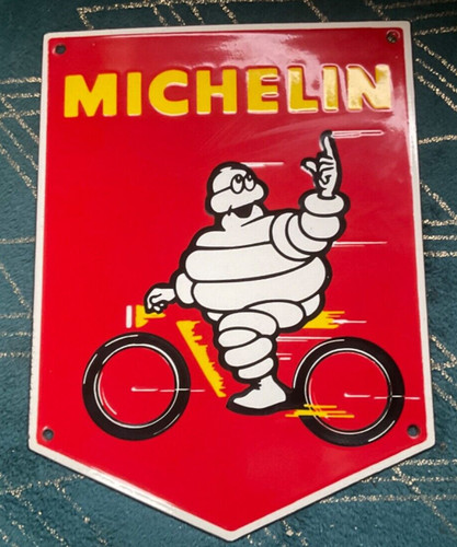 Michelin man tyres enamel - tyres,