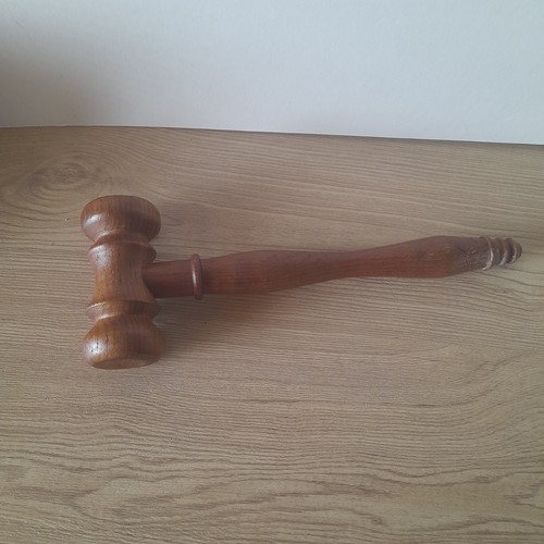 Solid brass auctioneer - brass, /