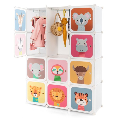 Portable kids wardrobe - kids, 12-cube