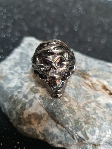 Skull ring for - , biker/goth/punk