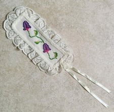 Vintage Bookmark with Lace