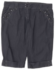 HENRI LLOYD Womens Bermuda Shorts Size 4 Large W34 L18 Grey Cotton UM14