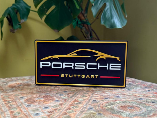 Porsche stuttgart printed - 3d,