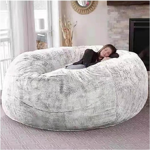 Giant fur bean bag - giant,
