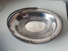 Vintage Fruit Bowl Falstaff Silver plate England 24,5cmx 18,5cm