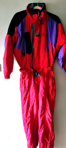 Rucanor vintage ski suit red - vintage,