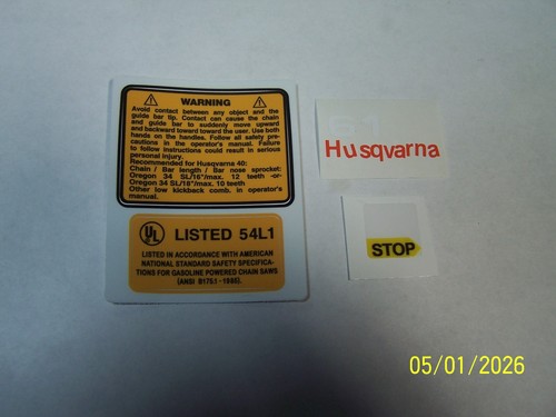 Husqvarna chainsaw model - 61, 4