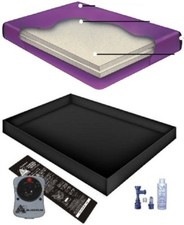 70% WAVELESS WATERBED MATTRESS LINER HEATER FILL DRAIN CONDITIONER KIT