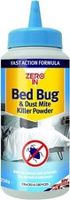 1 Zero In 250g Bed Bug & Dust Mite Killer Powder Poison-Free Mattress Furniture