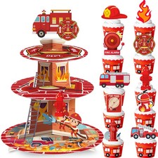 Fire Truck Cupcake Holder