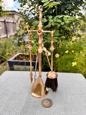 Vintage brass chariot coal