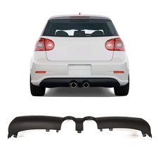 Fits VW Golf Mk5 R32 2006-09 Rear Bumper Diffuser 2 Cut Outs For Single Exhaust
