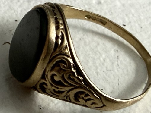 9ct gold men - men’s, bloodstone