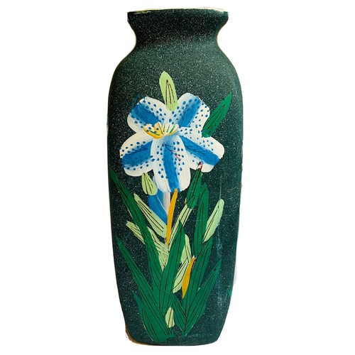 Vintage hand painted - hand, blue