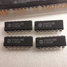 4X HARRIS CD4011 -TRANSISTOR.CD4011BE.