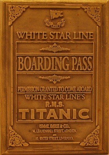 White star line titanic - white,