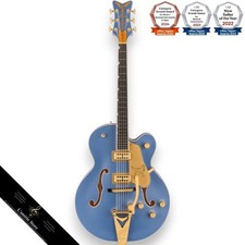 Gretsch Falcon Hollow Body Guitar with StringThru Bigsby Gold Hardware Ebony