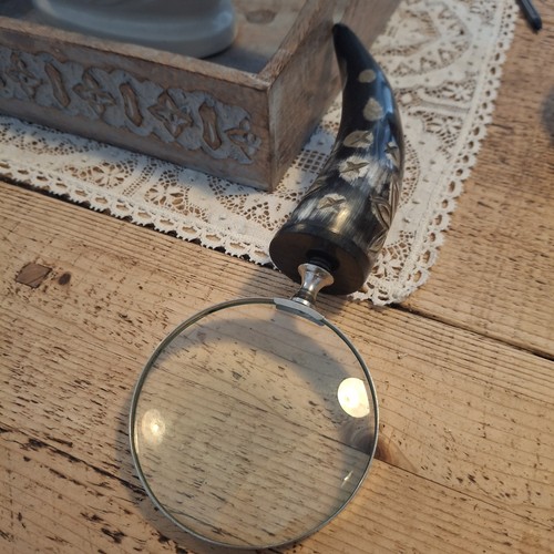 Vintage hand carved horn - vintage,