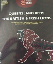 Reds v British and Irish Lions 2025 official programme, Brisbane