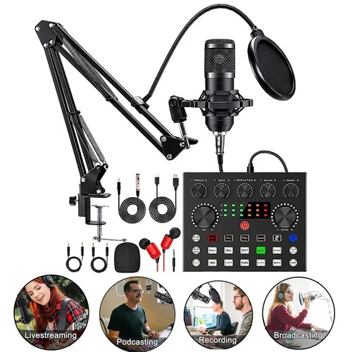 Microphone set home studio - microphone,
