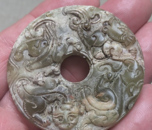 Antique chinese jade pendant - chinese,