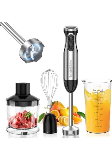 Stainless steel hand blender - stainless,