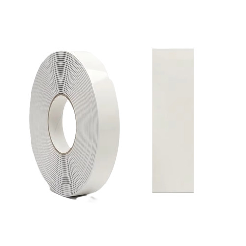 White gloss melamine edging - white,