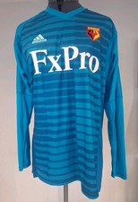 Adidas Watford FC 2018-19 Goal Keeper Long Sleeve Football Shirt UK Size Large