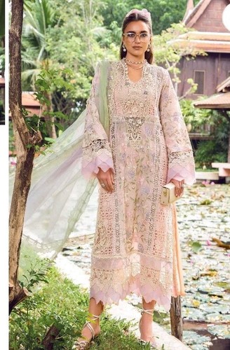 Maria luxury lawn suit 100 - b,