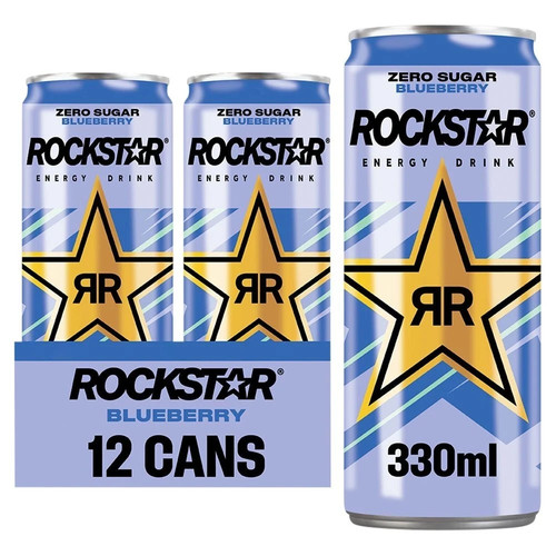 Rockstar blueberry energy - blueberry,