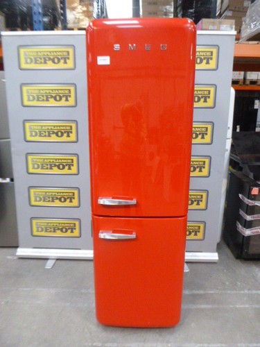 Smeg fridge freezer red - freezer,
