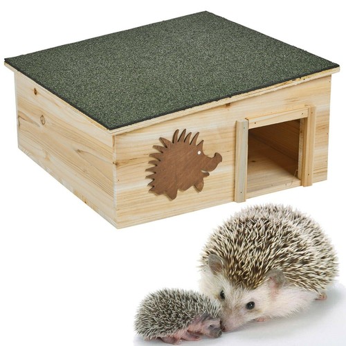 Wooden hedgehog house - hedgehog,