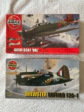 Airfix 2 Kit Bundle. 1:72 Scale. Brewster Buffalo F2A-1 & Aichi D3A1 'VAL'. New