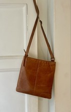 Tan Leather Cross Body Bag