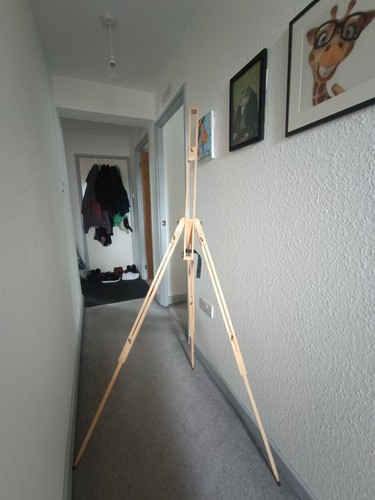 6ft wooden tripod easel - 6ft,