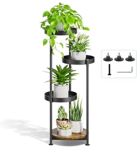Tier metal plant stand pot - 4,