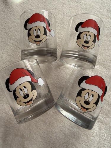 Four disney mickey mouse glass - four,