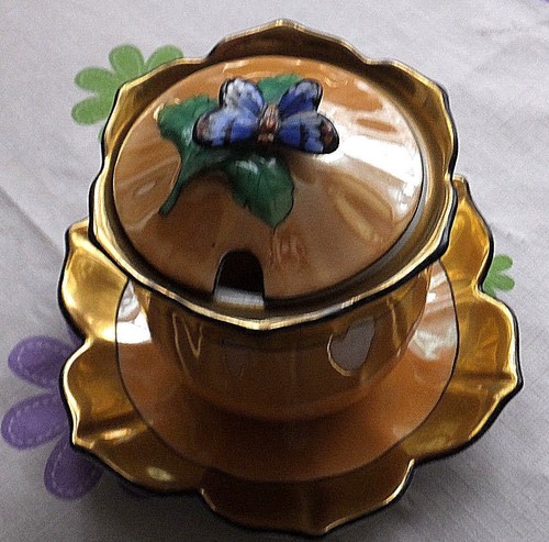 Rare noritake lustre lidded - noritake,