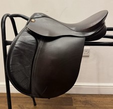 14” KES Brown English Leather Pony Saddle XXW