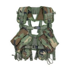 U.S. Armed Forces Enhanced Load Bearing Vest - Woodland Camo
