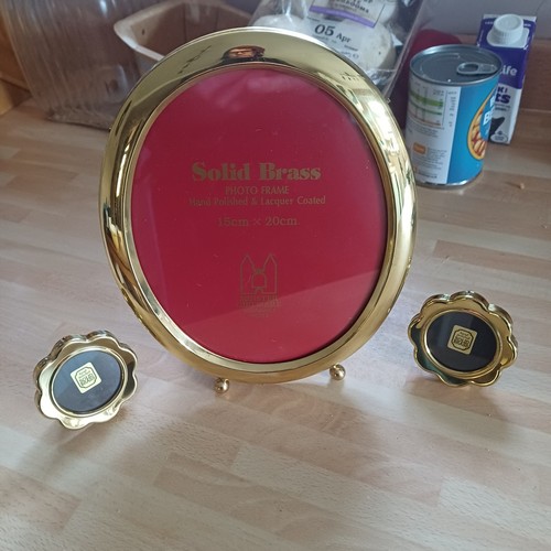 Brass photo frames 15cm 20cm - brass,