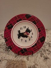 Scottie Dog In Red Plaid