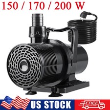 150W-200W Submersible Water Pump for Koi Pond Pool Waterfall Fountains Fish Tank