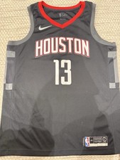 Nike NBA Houston Rockets James Harden 13 Swingman Jersey Black Size 48 Men