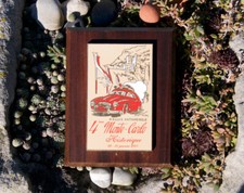 VINTAGE ENAMEL RADIATOR CAR