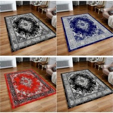 Luxury Non Slip Large Traditional Rugs Bedroom Living Room Rug Hallway Runner